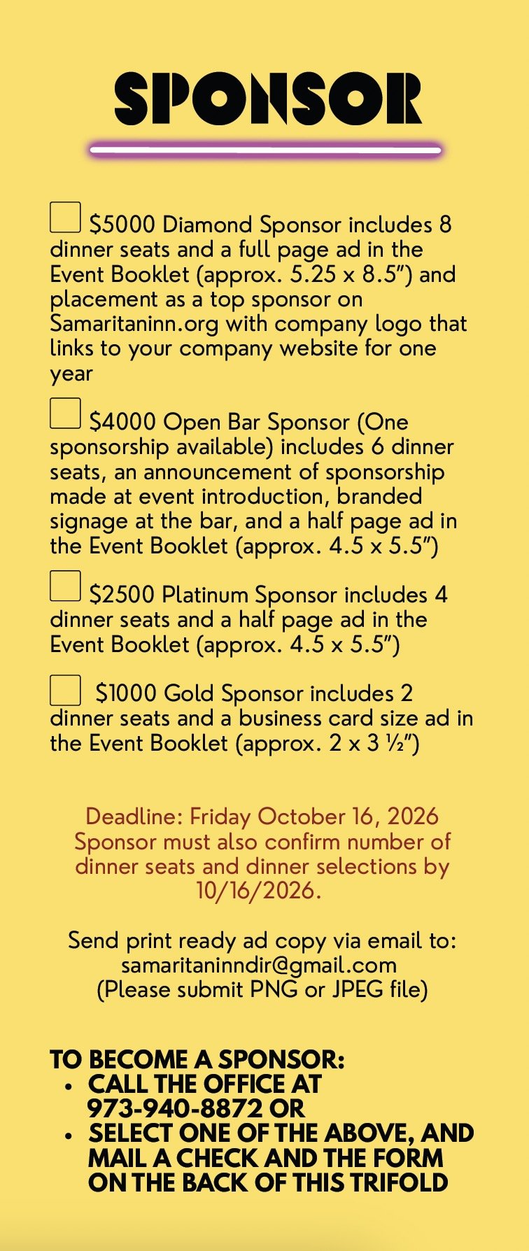 2026 Samaritan Inn Grape Expectations Sponsorship